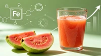 Guava Kua txiv + Hlau Boosts hemoglobin Los ntawm 1.3 G / dL hauv cov poj nia...